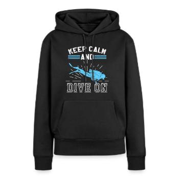 Scuba Diving - Frauen Premium Bio Hoodie - Schwarz - Vorne - Julia (174cm)