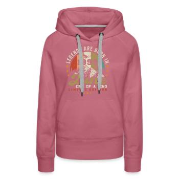 June 1999 Anniversary Juni 1999 Juni - Women’s Premium Organic Hoodie - mauve - Front - Isabella (175cm)