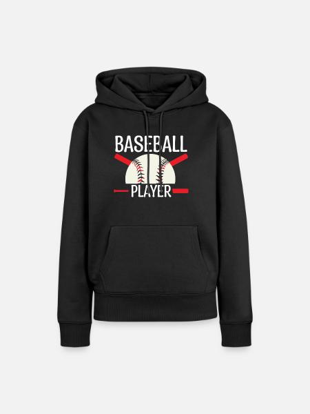 baseballspieler. Baseball-Trainer. - Frauen Premium Bio Hoodie - Schwarz