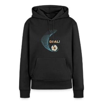 BUT! - Sweat à capuche Premium bio Femme - noir - Devant - Julia (174cm)