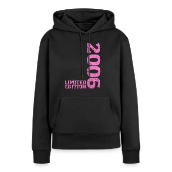Limited Edition 2006 16th Birthday Gift - Women’s Premium Organic Hoodie - black - Front - Julia (174cm)