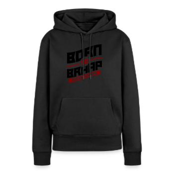 Eat Sleep Motocross Dirt Bike Braap Shirt - Sweat à capuche Premium bio Femme - noir - Devant - Julia (174cm)