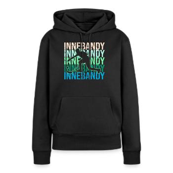 Inside bandy - Women’s Premium Organic Hoodie - black - Front - Julia (174cm)