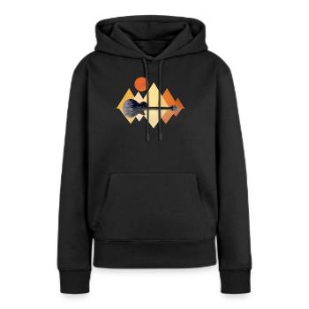 Gitarre Elektrogitarre Gitarrist - Frauen Premium Bio Hoodie - Schwarz - Vorne - Julia (174cm)