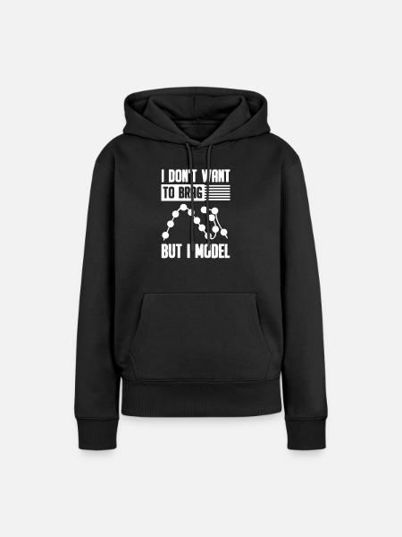 Data Science Analyst Data Scientist - Dame Premium hoodie, økologisk bomuld - sort
