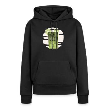 Cocktail - Frauen Premium Bio Hoodie - Schwarz - Vorne - Julia (174cm)