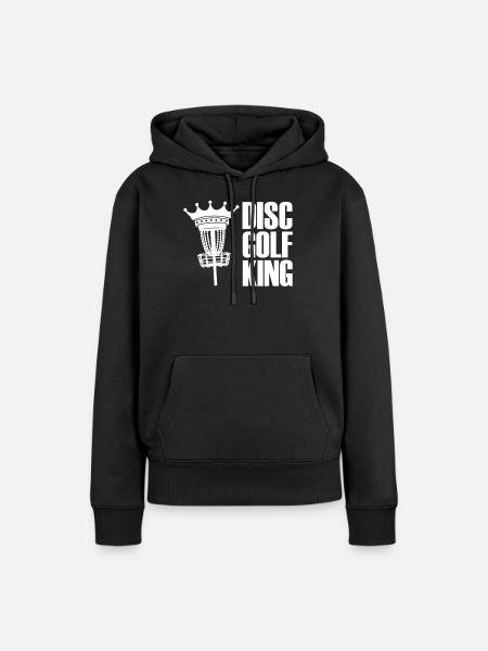 Frisbee Golf - Frauen Premium Bio Hoodie - Schwarz