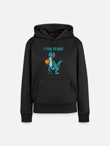 Basketball Basketballer - Dame Premium hoodie, økologisk bomuld - sort