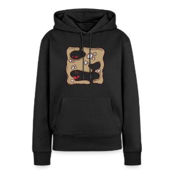 Ant pit - Women’s Premium Organic Hoodie - black - Front - Julia (174cm)