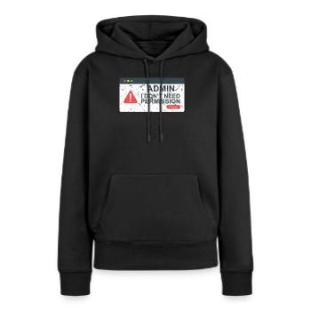 Computer Scientist Computer - Women’s Premium Organic Hoodie - black - Front - Julia (174cm)
