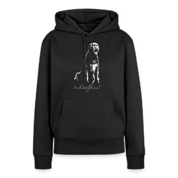 Irish wolfhound - Women’s Premium Organic Hoodie - black - Front - Julia (174cm)