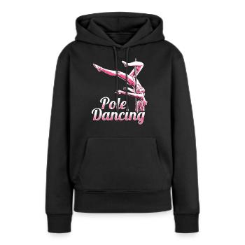 Pole Dancing Dancing Sport Fitness Gym Training - Women’s Premium Organic Hoodie - black - Front - Julia (174cm)