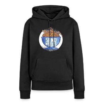Send Noods - Humorvoll und lustig - Frauen Premium Bio Hoodie - Schwarz - Vorne - Julia (174cm)
