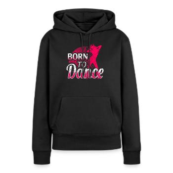 Dancing Dancer Dancer Club Party - Sweat à capuche Premium bio Femme - noir - Devant - Julia (174cm)