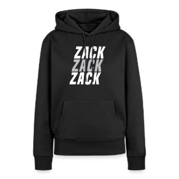 Zack Zack Zack Ibiza - Frauen Premium Bio Hoodie - Schwarz - Vorne - Julia (174cm)