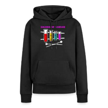 Wissenschaft Chemie - Frauen Premium Bio Hoodie - Schwarz - Vorne - Julia (174cm)
