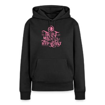 Hypnotiseur d'équipe Hypnose Hypnotiser Hypnotique - Sweat à capuche Premium bio Femme - noir - Devant - Julia (174cm)