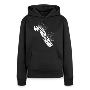 Piano Klassische Musik - Frauen Premium Bio Hoodie - Schwarz - Vorne - Julia (174cm)