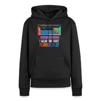 Chimiste chimiste - Sweat à capuche Premium bio Femme - noir - Devant - Julia (174cm)