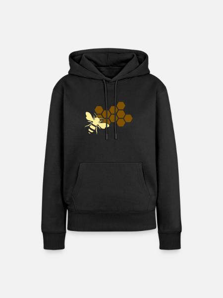 Imker - Frauen Premium Bio Hoodie - Schwarz