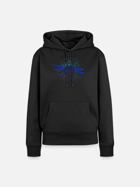 Schlagzeug Drumsticks Musiker - Frauen Premium Bio Hoodie - Schwarz