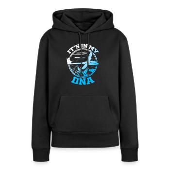 Pilote de planeur pilote de planeur de planeur - Sweat à capuche Premium bio Femme - noir - Devant - Julia (174cm)