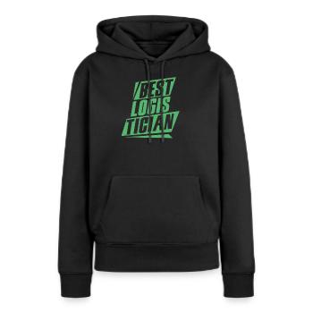 Bester Logistiker Logistik Logistikerin Spedition - Frauen Premium Bio Hoodie - Schwarz - Vorne - Julia (174cm)