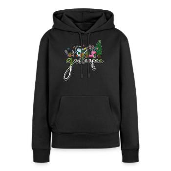 Garden Fairy Garden Fairy Gardener Gardener Gardener - Women’s Premium Organic Hoodie - black - Front - Julia (174cm)