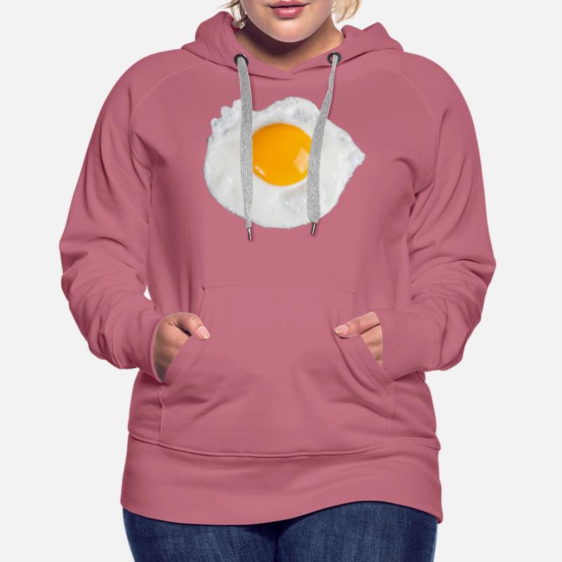 Egg Fried Egg Scrambled Eggs Breakfast Egg for Toast Women’s Premium Organic Hoodie