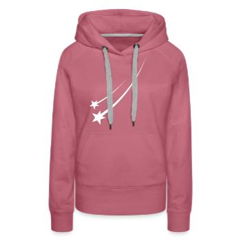 Shooting star - Women’s Premium Organic Hoodie - mauve - Front - Isabella (175cm)