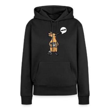 Sturer Wiedehopf Vogel - Frauen Premium Bio Hoodie - Schwarz - Vorne - Julia (174cm)