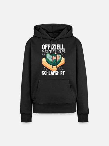 Avocado Toast - Frauen Premium Bio Hoodie - Schwarz