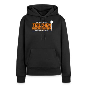 Dart Dartpfeil Dartpfeile Darts - Frauen Premium Bio Hoodie - Schwarz - Vorne - Julia (174cm)