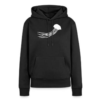 Synthétiseur Méduse Méduse Synthétiseurs modulaires - Sweat à capuche Premium bio Femme - noir - Devant - Julia (174cm)