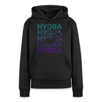 Hydra Mythologie grecque Grec ancien - Sweat à capuche Premium bio Femme - noir - Devant - Julia (174cm)