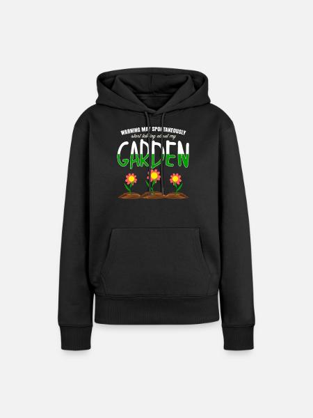 Galabauer Gärtner Gärtnerin Gartenbau - Frauen Premium Bio Hoodie - Schwarz