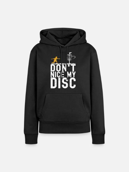 Disc Golf Disc Golfer - Frauen Premium Bio Hoodie - Schwarz