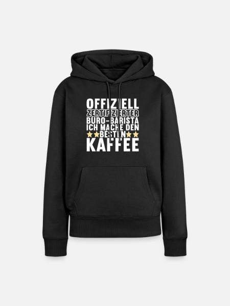 Abschiedsgeschenk Jobwechsel Kollegen - Frauen Premium Bio Hoodie - Schwarz