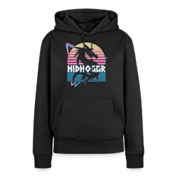Nidhoggr Wikinger Nordischer Drache Nordische Myth - Frauen Premium Bio Hoodie - Schwarz - Vorne - Julia (174cm)
