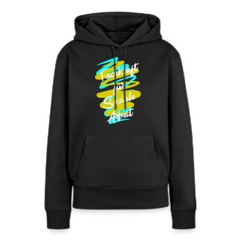 Soziale Arbeit - Frauen Premium Bio Hoodie - Schwarz - Vorne - Julia (174cm)