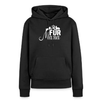 Fur Mom - Women’s Premium Organic Hoodie - black - Front - Julia (174cm)