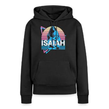 Jesaja Israelit Prophet Jude Jude - Frauen Premium Bio Hoodie - Schwarz - Vorne - Julia (174cm)