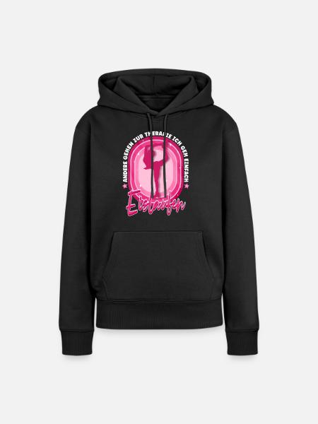 Eislaufen - Frauen Premium Bio Hoodie - Schwarz