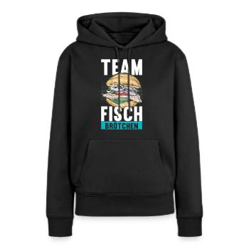 Ostsee Heimat Norddeutschland - Frauen Premium Bio Hoodie - Schwarz - Vorne - Julia (174cm)