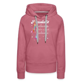 Aerial Silk Akrobatik Circus Aerialist - Frauen Premium Bio Hoodie - Malve - Vorne - Isabella (175cm)