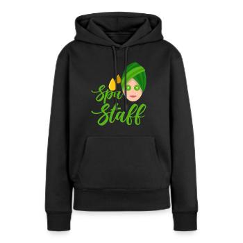 Spa Staff - Frauen Premium Bio Hoodie - Schwarz - Vorne - Julia (174cm)