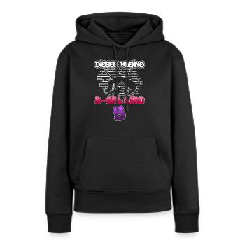 Dieses Kleine B-Girl Wird 5 - Breakdance - Frauen Premium Bio Hoodie - Schwarz - Vorne - Julia (174cm)