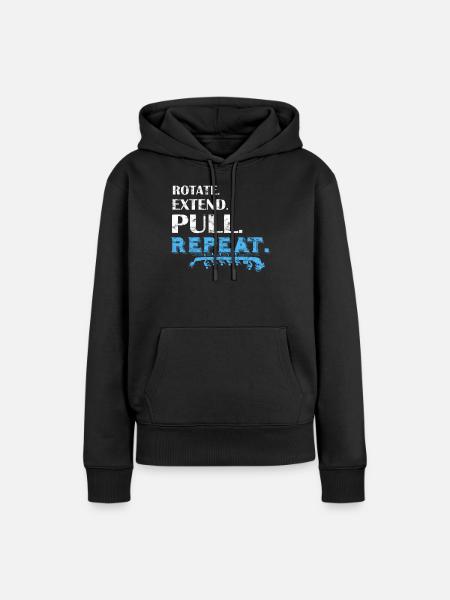 Drachenbootrennen Festival Drachenboot - Frauen Premium Bio Hoodie - Schwarz