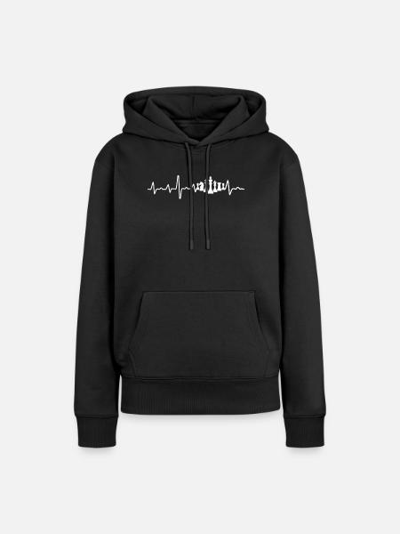 Jeu d’échecs Jeu d’échecs Joueur d’échecs - Sweat à capuche Premium bio Femme - noir