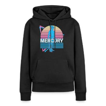 Merkur Bote der Götter Antike römische Mythologie - Frauen Premium Bio Hoodie - Schwarz - Vorne - Julia (174cm)